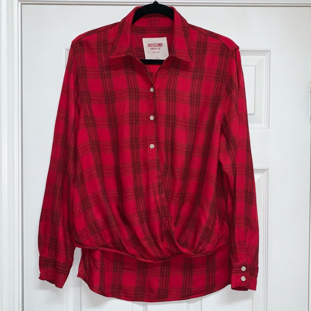 Women’s Red Plaid Shirt